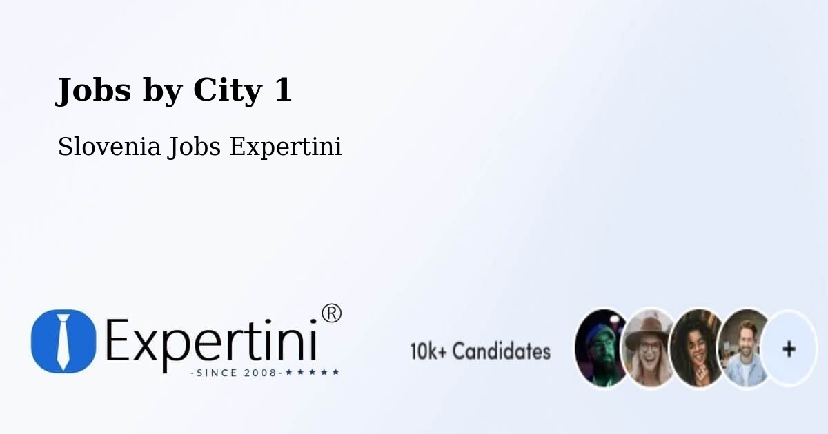 City Jobs in Slovenia - Expertini